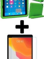 BTH BTH iPad 10.2 2019 Kinderhoes - Met Screenprotector - Groen