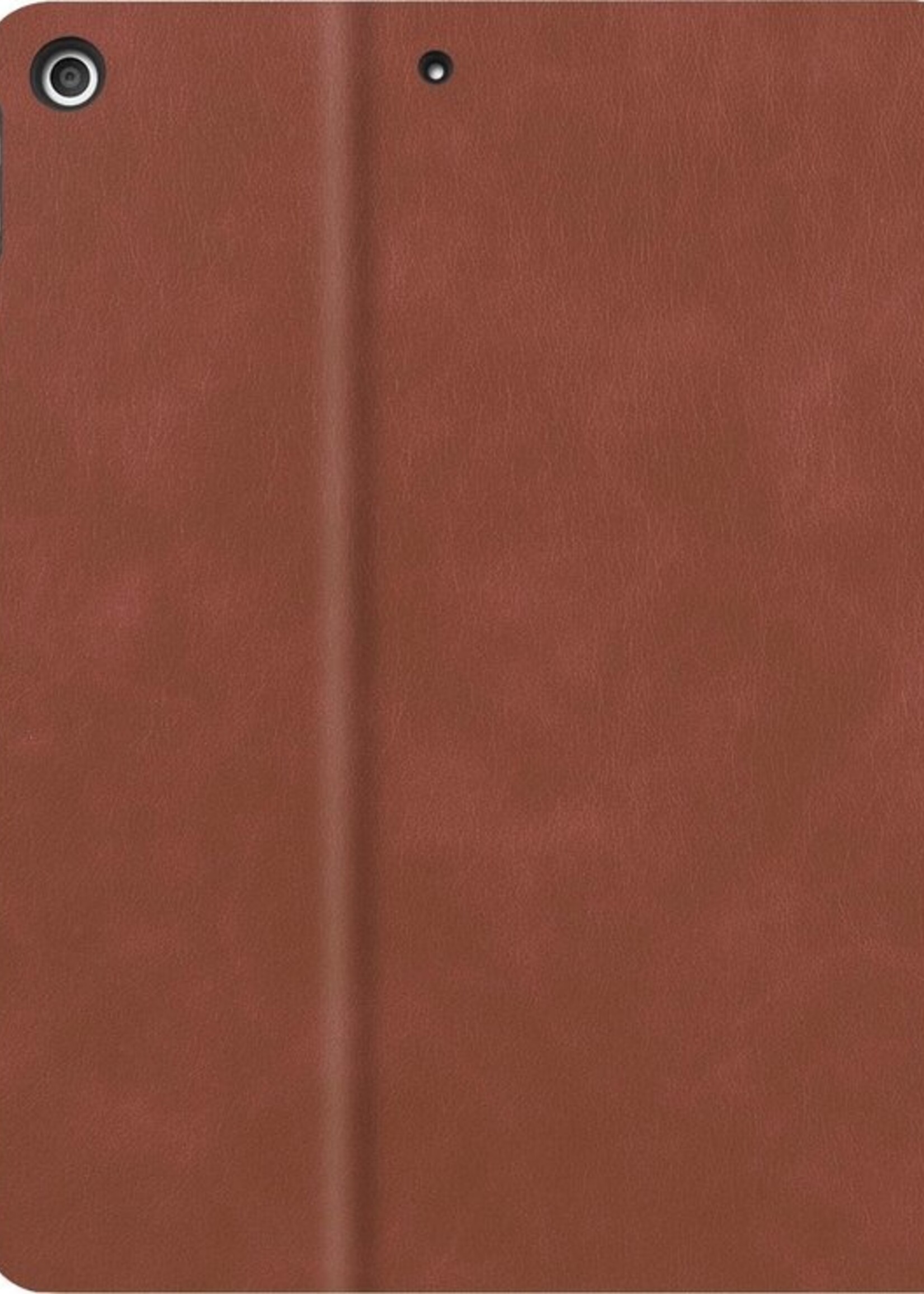 BTH Hoes Geschikt voor iPad 10.2 2019 Hoes Luxe Book Case Met Uitsparing Geschikt voor Apple Pencil - Hoesje Geschikt voor iPad 7 Hoesje Cover Case - Bruin