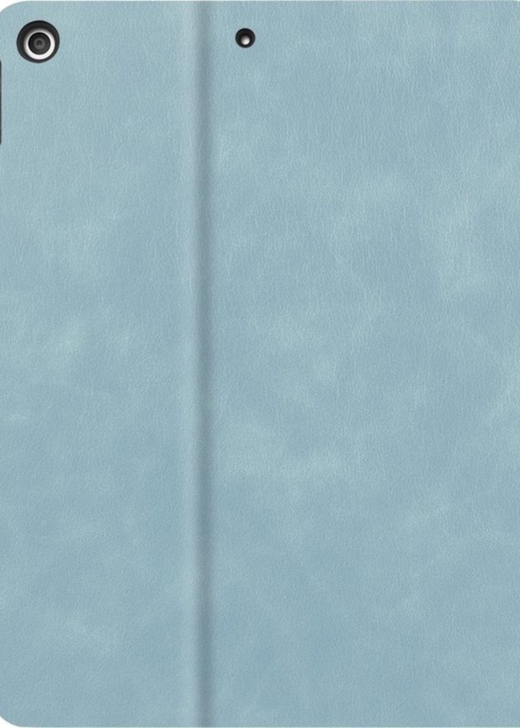 BTH Hoes Geschikt voor iPad 10.2 2019 Hoes Luxe Book Case Met Uitsparing Geschikt voor Apple Pencil - Hoesje Geschikt voor iPad 7 Hoesje Cover Case - Blauw