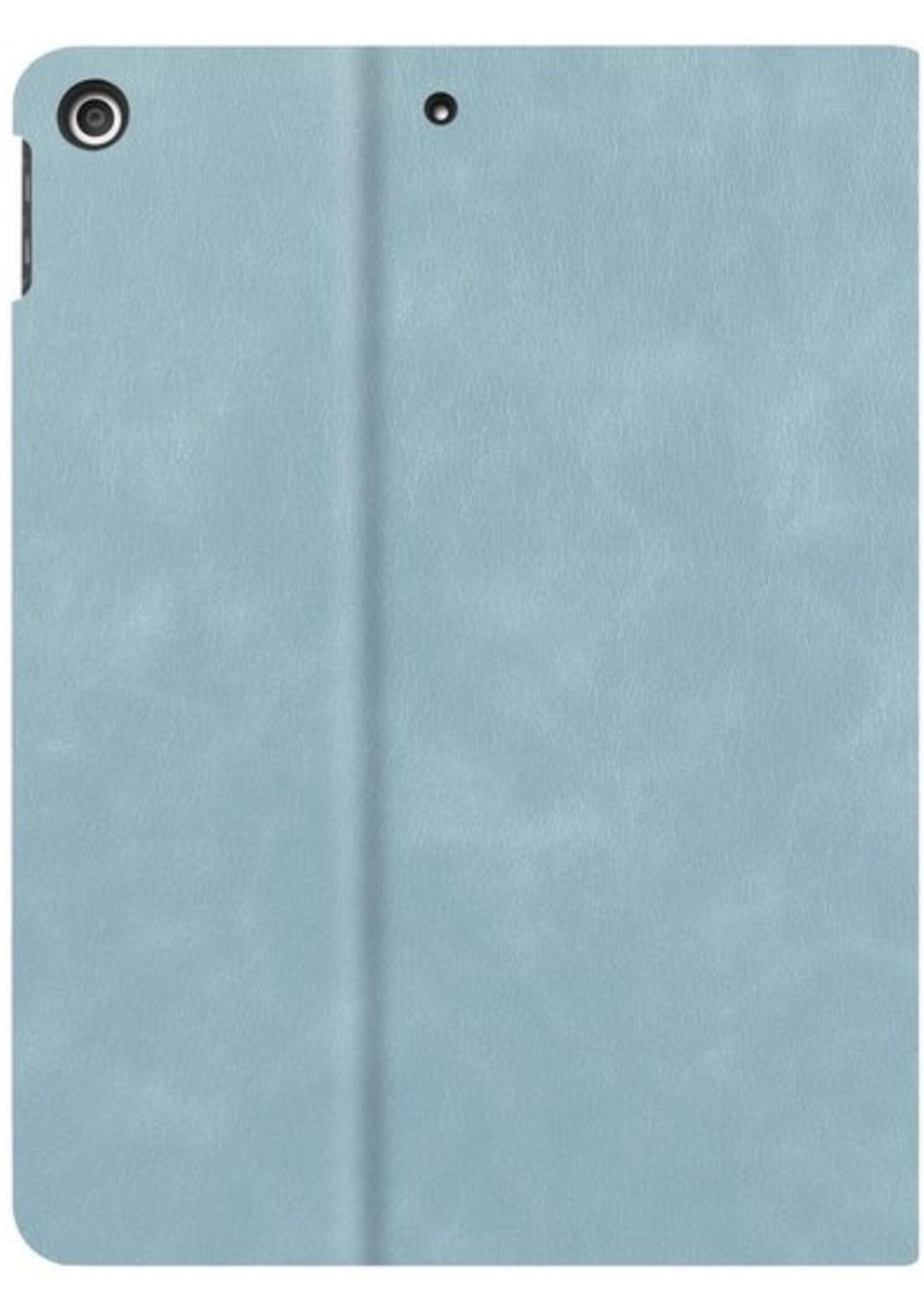 BTH Hoes Geschikt voor iPad 10.2 2019 Hoes Luxe Book Case Met Uitsparing Geschikt voor Apple Pencil Met Screenprotector - Hoesje Geschikt voor iPad 7 Hoesje Cover Case - Lichtblauw