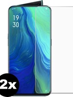 BTH BTH OPPO Reno 2 Screenprotector Tempered Glass Gehard Glas Cover - 2 PACK