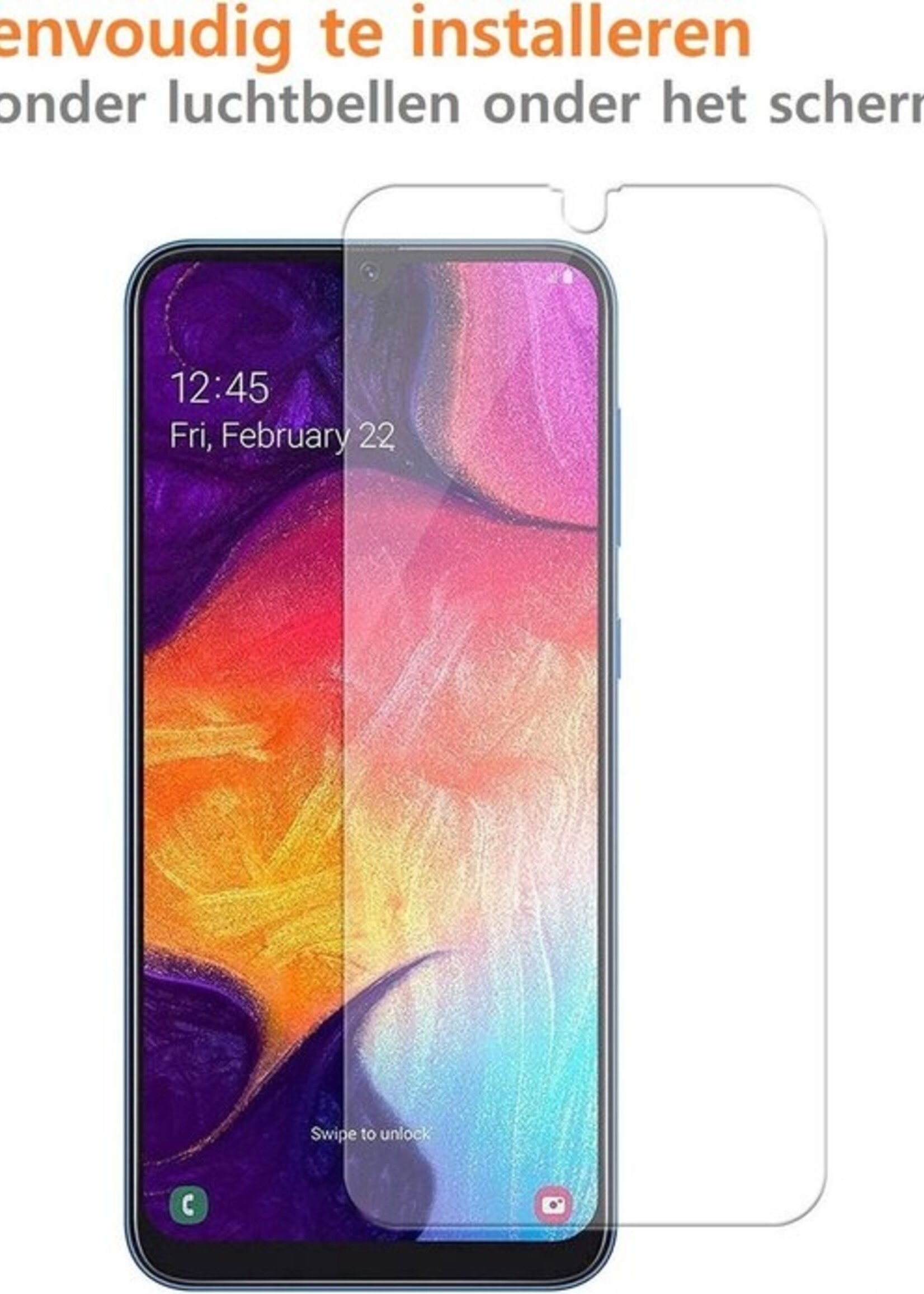 BTH Screenprotector Geschikt voor Samsung A10 Screenprotector Glas Gehard Tempered Glass - Screenprotector Geschikt voor Samsung Galaxy A10 Screen Protector Screen Cover - 3 PACK