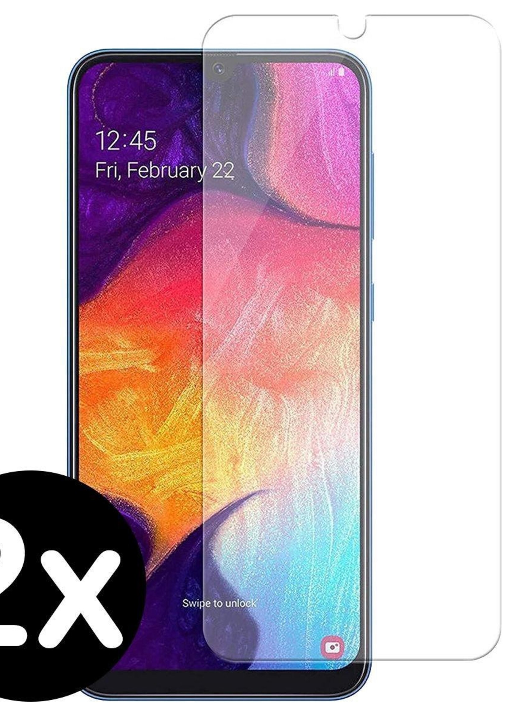 BTH Screenprotector Geschikt voor Samsung A70 Screenprotector Glas Gehard Tempered Glass - Screenprotector Geschikt voor Samsung Galaxy A70 Screen Protector Screen Cover - 2 PACK