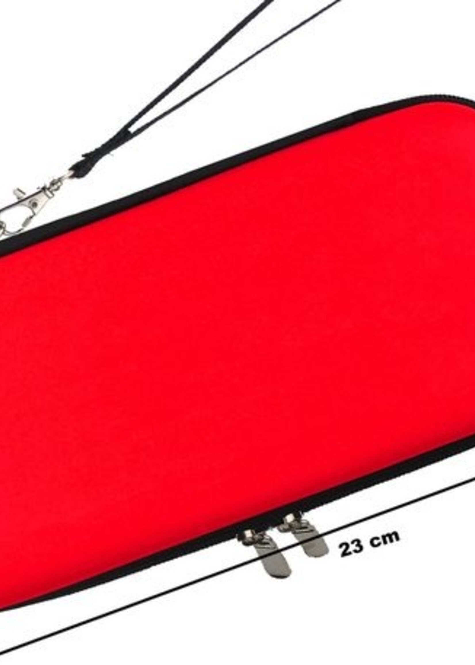 BTH Hoes Geschikt voor Nintendo Switch Lite Case Hard Cover Bescherm Hoesje Koord - Case Geschikt voor Nintendo Switch Lite Hoes - Rood - 2 PACK
