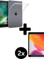 BTH BTH iPad Mini 1/2/3 Hoesje Siliconen Hoes Transparant Met 2x Screenprotector