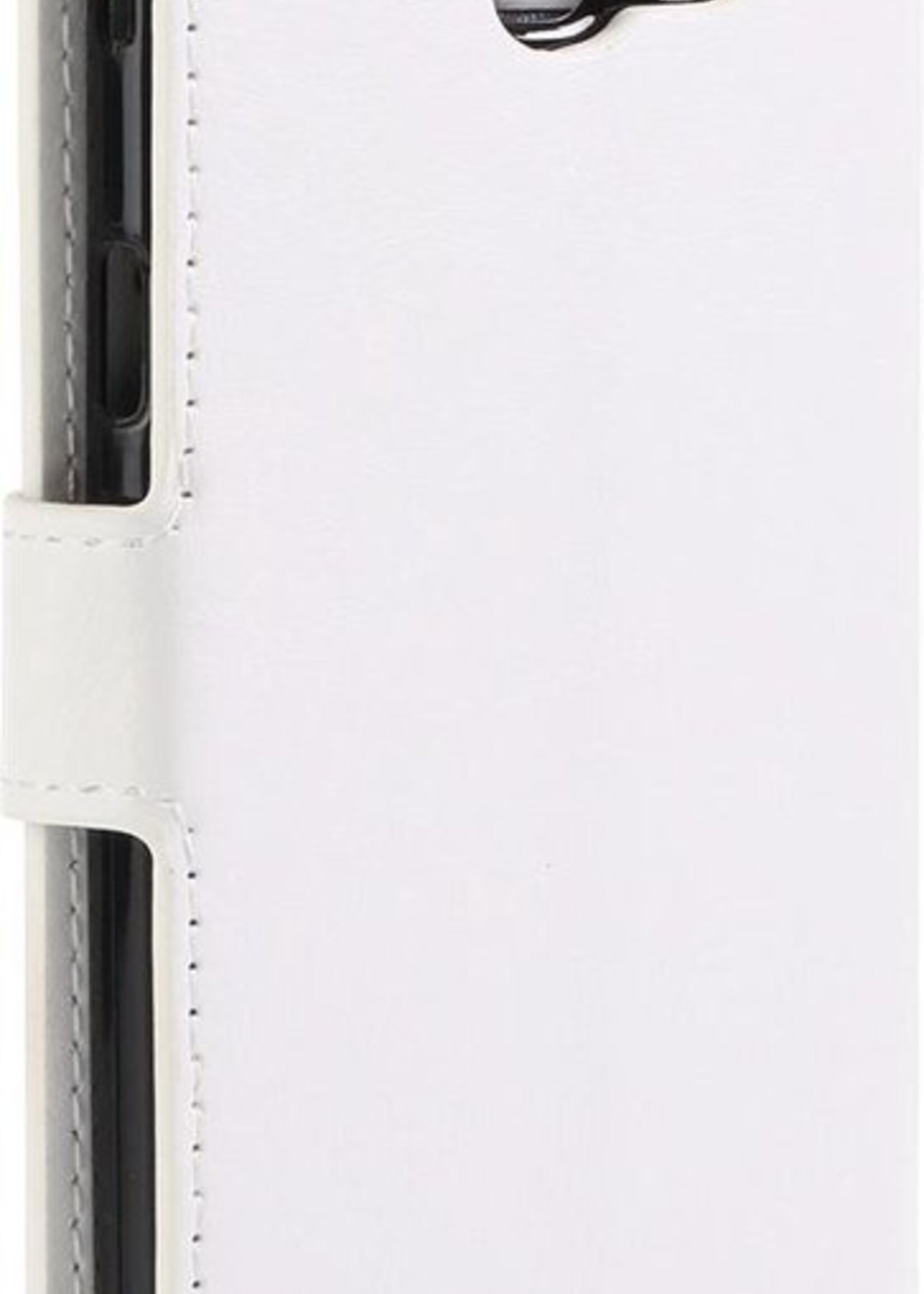 BTH Hoesje Geschikt voor Samsung Galaxy A5 2017 Hoesje Book Case Hoes Portemonnee Cover Walletcase - Hoes Geschikt voor Samsung A5 2017 Hoes Bookcase Hoesje - Wit