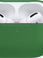 BTH BTH Siliconen Hoesje Voor Apple AirPods Pro Case Hoes - Donker Groen