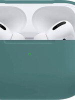 BTH BTH Siliconen Hoesje Cover Voor Apple AirPods Pro Case - Midnight Green