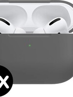 BTH BTH Siliconen Hoes Cover Voor Apple AirPods Pro Case Hoesje - Grijs - 2 PACK