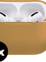 BTH BTH Siliconen Hoes Voor Apple AirPods Pro Hoesje Case - Cognac - 2 PACK