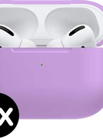 BTH BTH Siliconen Hoes Cover Voor Apple AirPods Pro Case Hoesje - Lila - 2 PACK