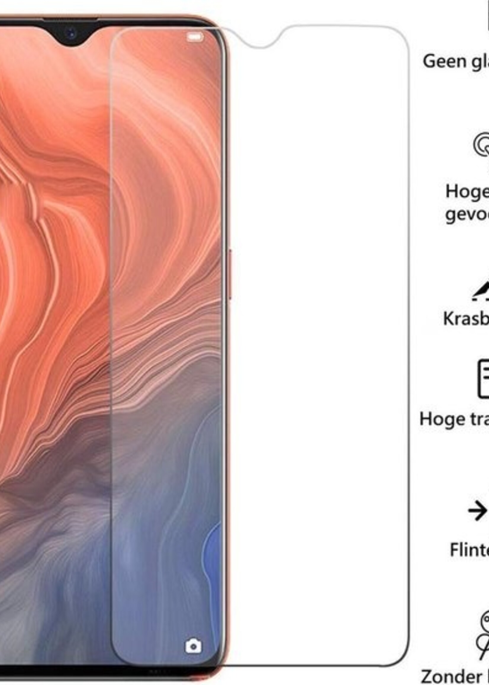 BTH Screenprotector Geschikt voor OPPO Reno Z Screenprotector Glas Gehard Tempered Glass - Screenprotector Geschikt voor OPPO Reno Z Screen Protector Screen Cover