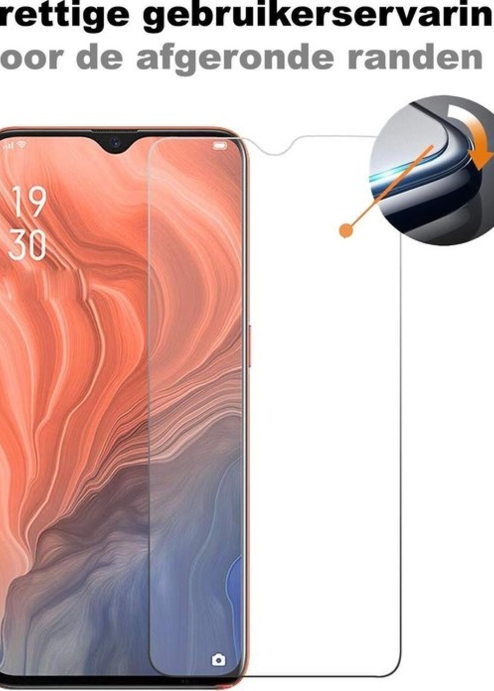 BTH Screenprotector Geschikt voor OPPO Reno Z Screenprotector Glas Gehard Tempered Glass - Screenprotector Geschikt voor OPPO Reno Z Screen Protector Screen Cover