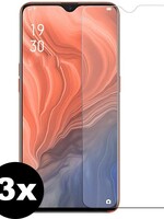 BTH BTH OPPO Reno Z Screenprotector Tempered Glass Gehard Glas Cover - 3 PACK