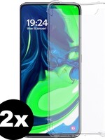 BTH BTH Samsung Galaxy A80 Hoesje Shock Hoes Siliconen Case Cover - 2 PACK