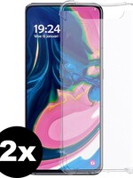 BTH BTH Samsung Galaxy A80/A90 Hoesje Shock Hoes Siliconen Case Cover - 2 PACK