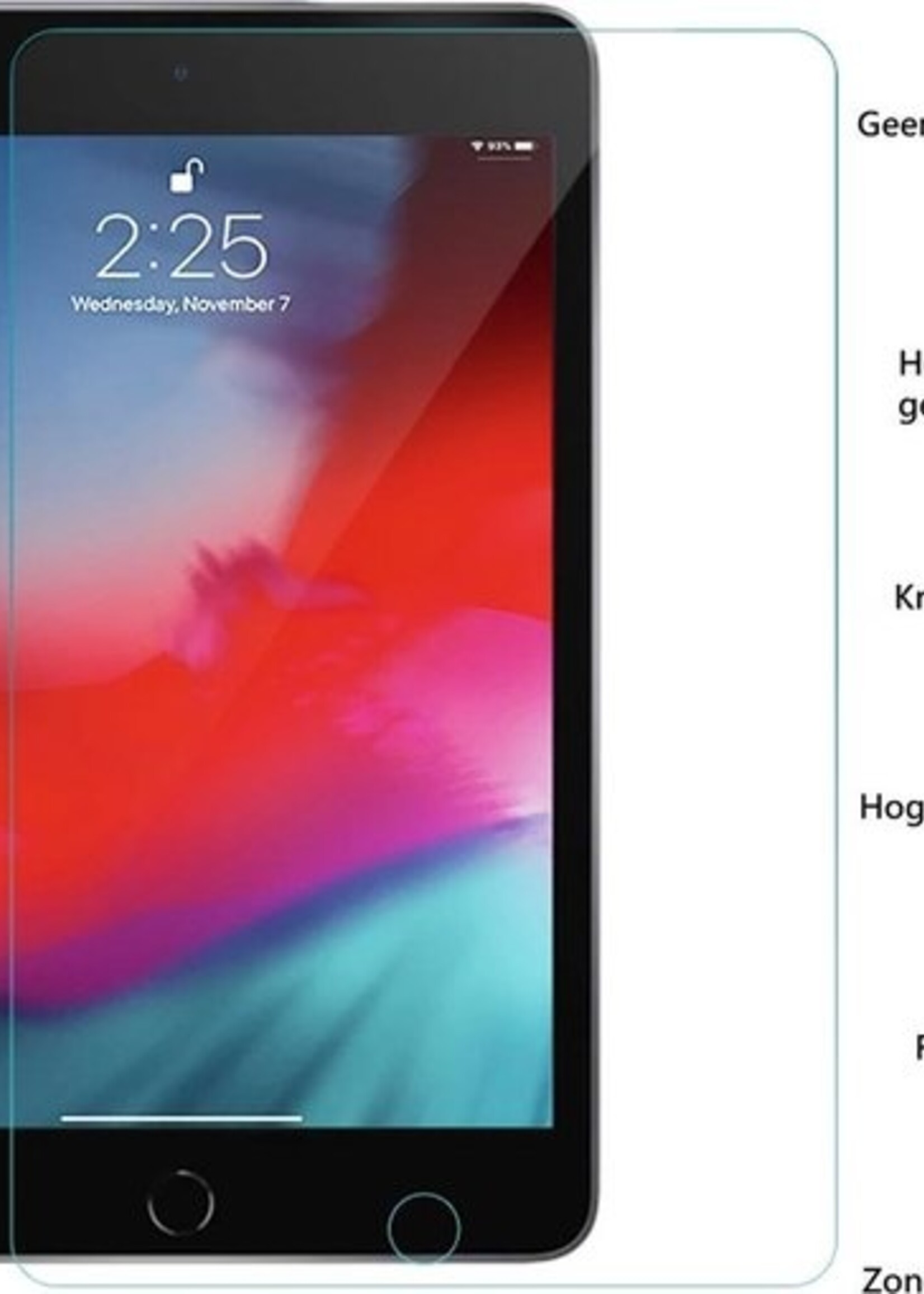 BTH Screenprotector Geschikt voor iPad 4 Screenprotector Tempered Glass Screen Protector Gehard Glas - Screenprotector Geschikt voor iPad 4 Screenprotector Glas