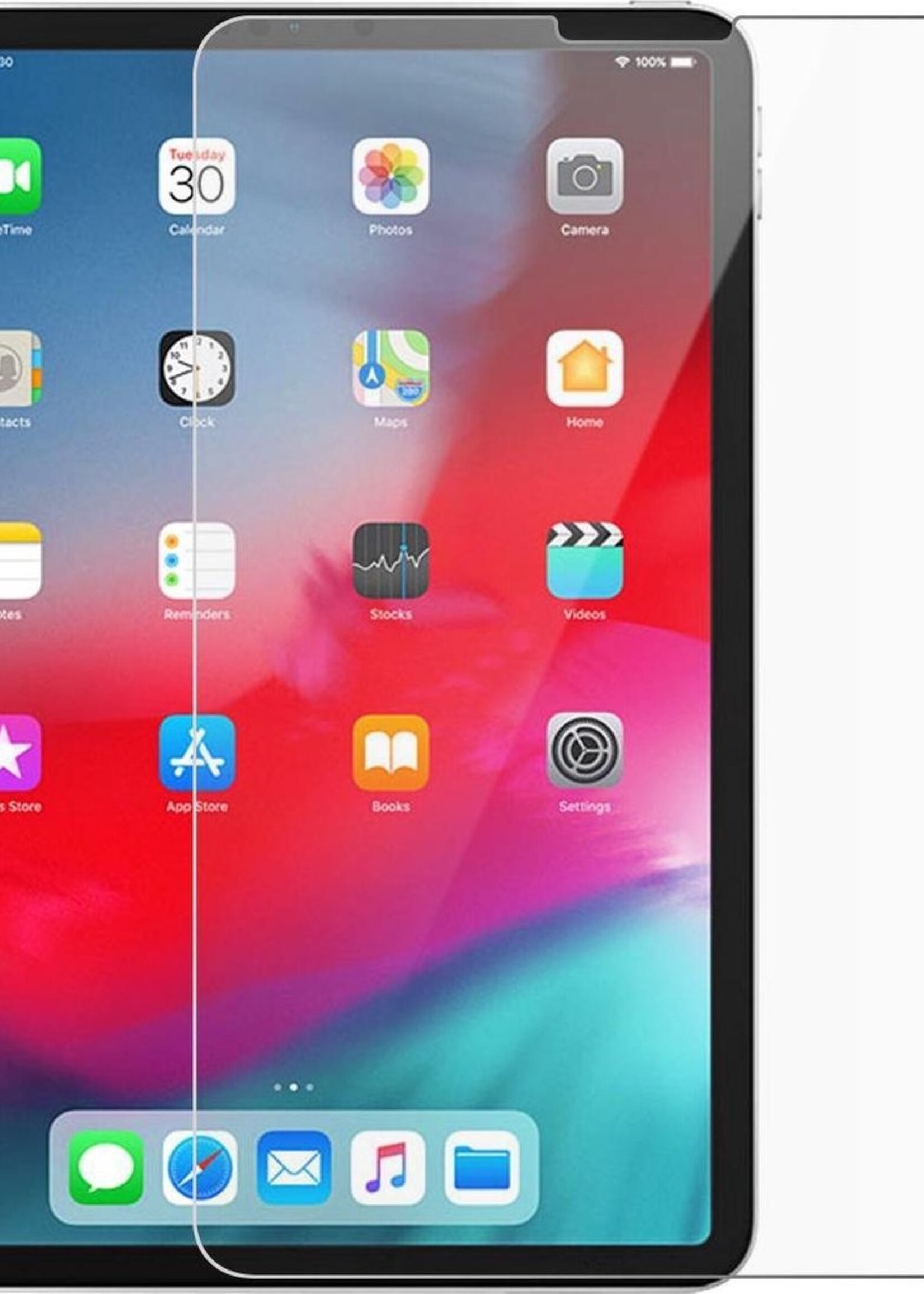 BTH Screenprotector Geschikt voor iPad Pro 2018 (12,9 inch) Screenprotector Tempered Glass Screen Protector Gehard Glas - Screenprotector Geschikt voor iPad Pro 12,9 inch (2018) Screenprotector Glas