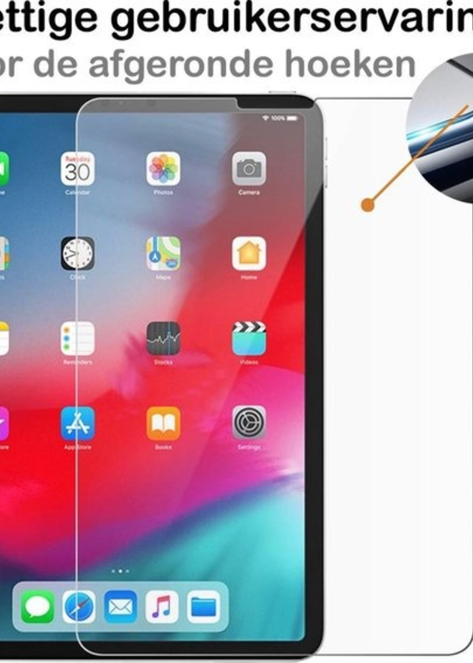 BTH Screenprotector Geschikt voor iPad Pro 2018 (12,9 inch) Screenprotector Tempered Glass Screen Protector Gehard Glas - Screenprotector Geschikt voor iPad Pro 12,9 inch (2018) Screenprotector Glas
