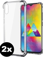 BTH BTH Samsung Galaxy A50 Hoesje Shock Proof Hoes Siliconen Case - 2 PACK