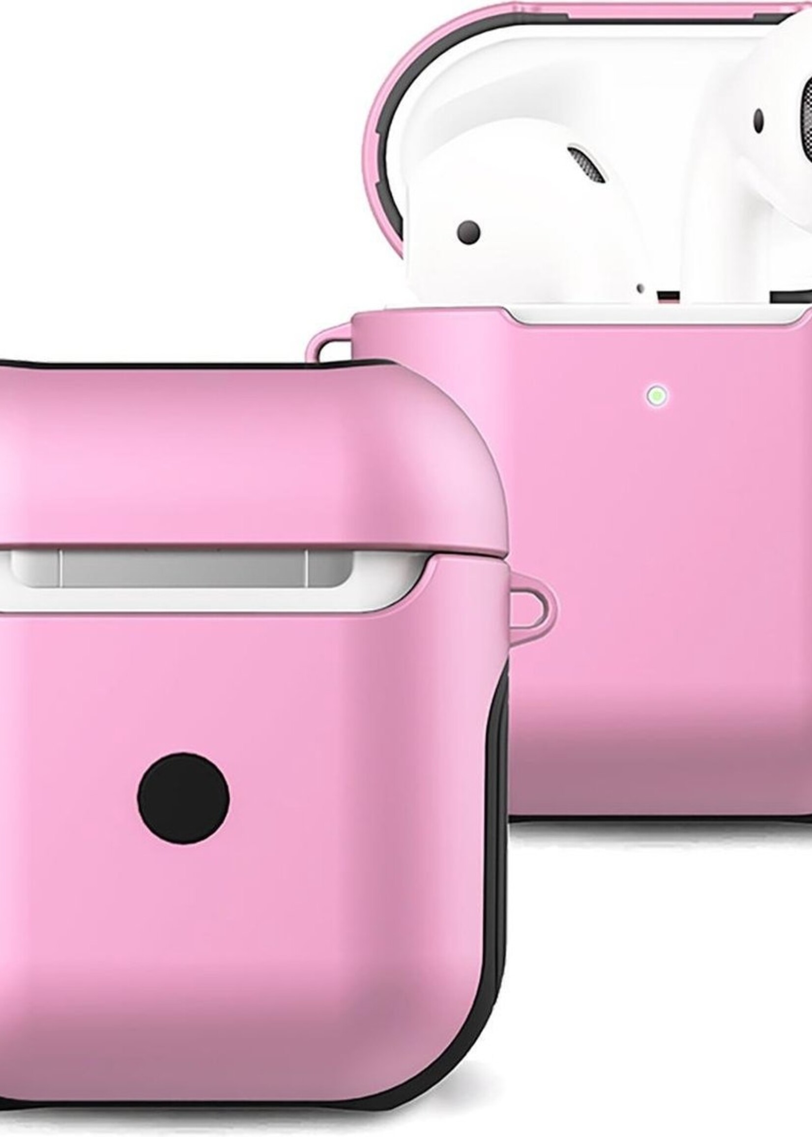 BTH Case Geschikt voor Airpods Pro Hoesje Hoes Hard Cover - Hoesje Geschikt voor Apple Airpods Pro Case - Roze