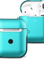 BTH BTH Hoesje Voor Apple AirPods 1 Case Hoes Hard Cover - Mint Groen