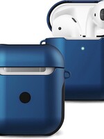 BTH BTH Hoesje Voor Apple AirPods 2 Case Hard Cover - Donker Blauw
