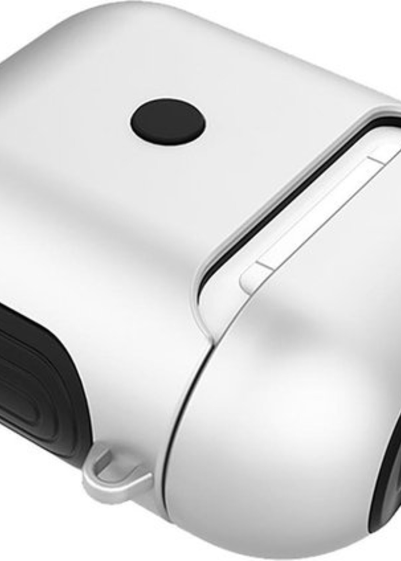 BTH Case Geschikt voor AirPods 1 Hoesje Hoes Hard Cover - Hoesje Geschikt voor Apple Airpods 1 Case - Wit - 2 PACK