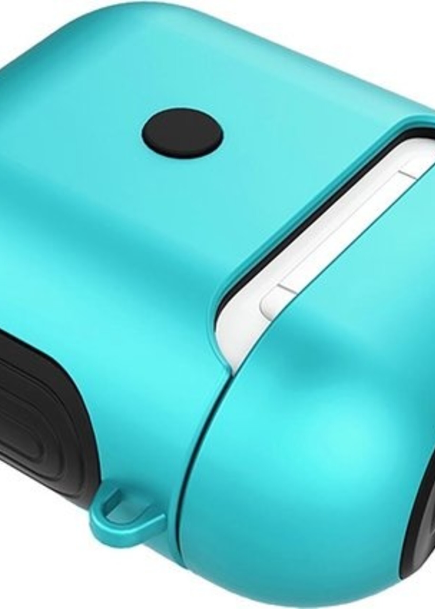 BTH Case Geschikt voor AirPods 2 Hoesje Hoes Hard Cover - Hoesje Geschikt voor Apple Airpods 2 Case - Mintgroen - 2 PACK