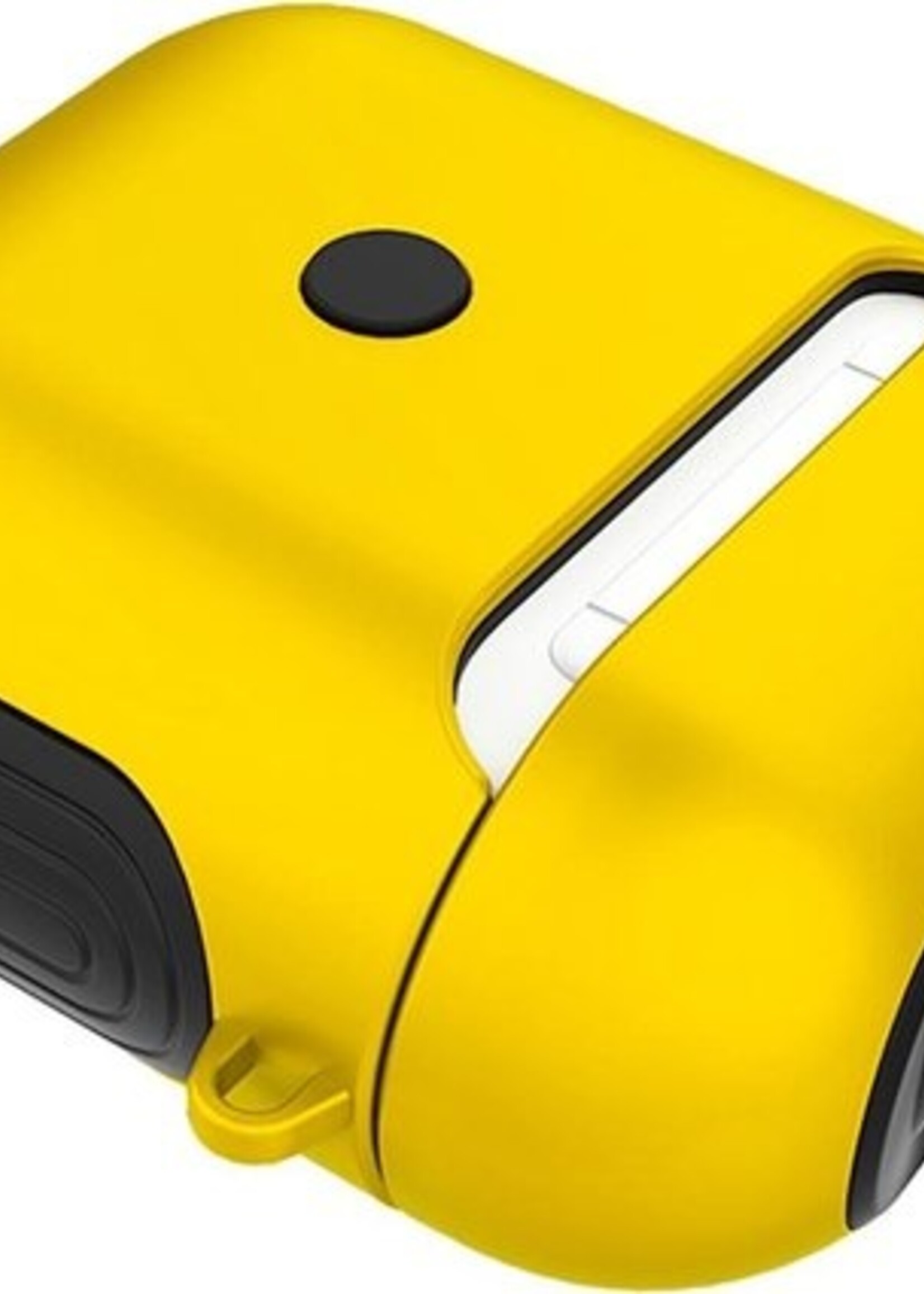 BTH Case Geschikt voor AirPods 2 Hoesje Hoes Hard Cover - Hoesje Geschikt voor Apple Airpods 2 Case - Geel - 2 PACK