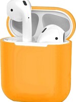 BTH BTH Hoes voor Apple AirPods 1 Case Siliconen Hoesje Ultra Dun - Oranje