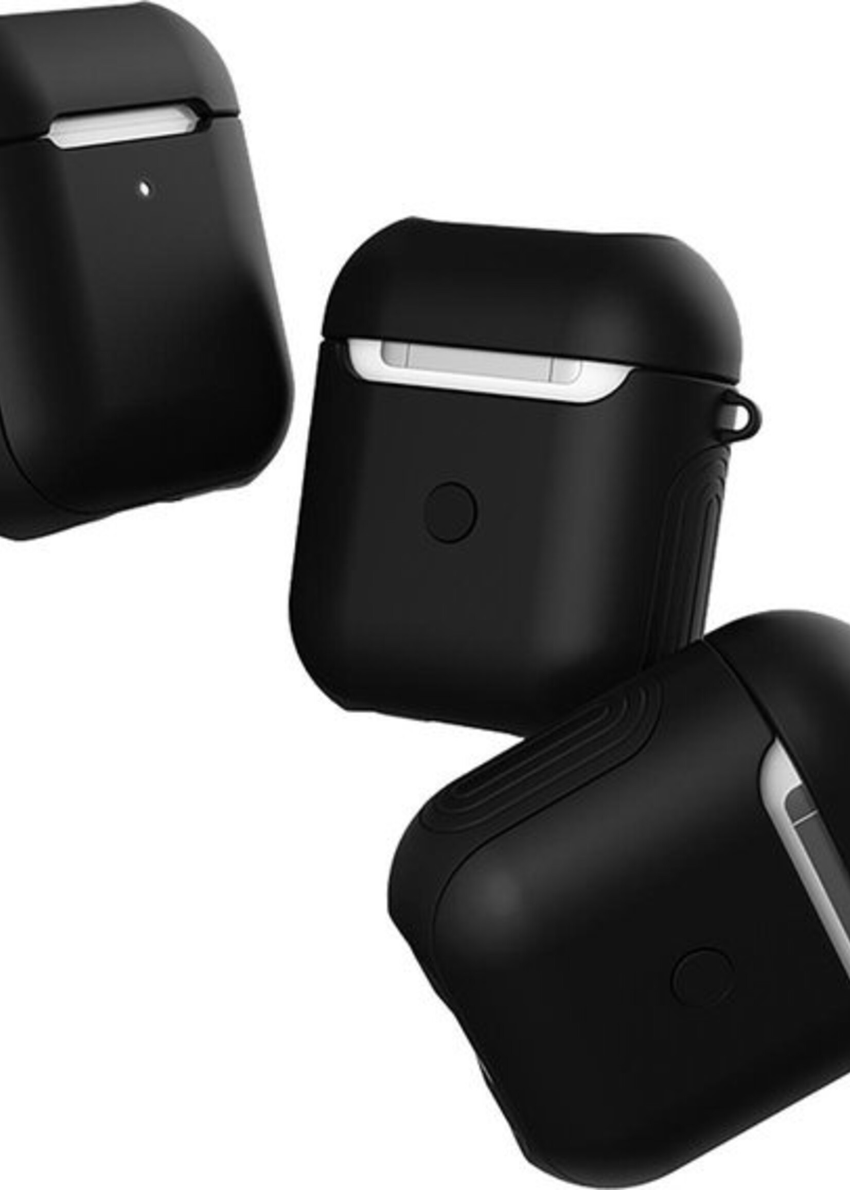 BTH Case Geschikt voor Airpods Pro Hoesje Hoes Hard Cover - Hoesje Geschikt voor Apple Airpods Pro Case - Zwart - 2 PACK