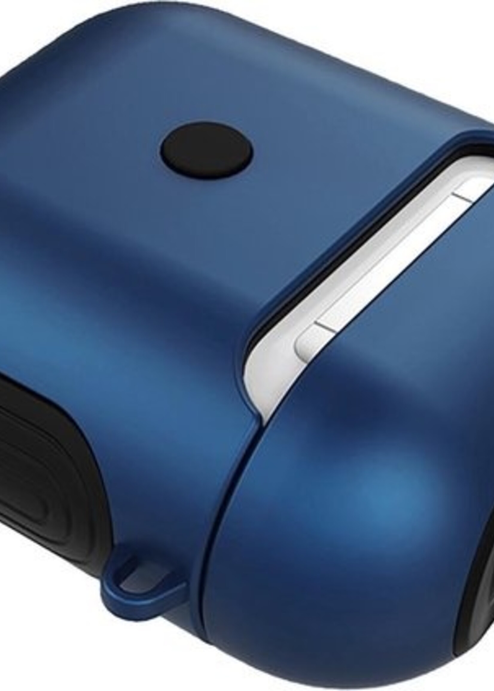 BTH Case Geschikt voor AirPods Hoesje Hoes Hard Cover - Hoesje Geschikt voor Apple Airpods 1/2 Case - Donkerblauw - 2 PACK