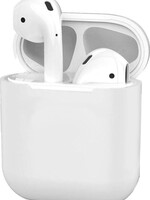 BTH BTH Hoes voor Apple AirPods 1 Case Silicone Hoesje Ultra Dun - Transparant
