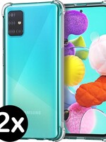 BTH BTH 2x Samsung Galaxy A71 hoesje shock proof