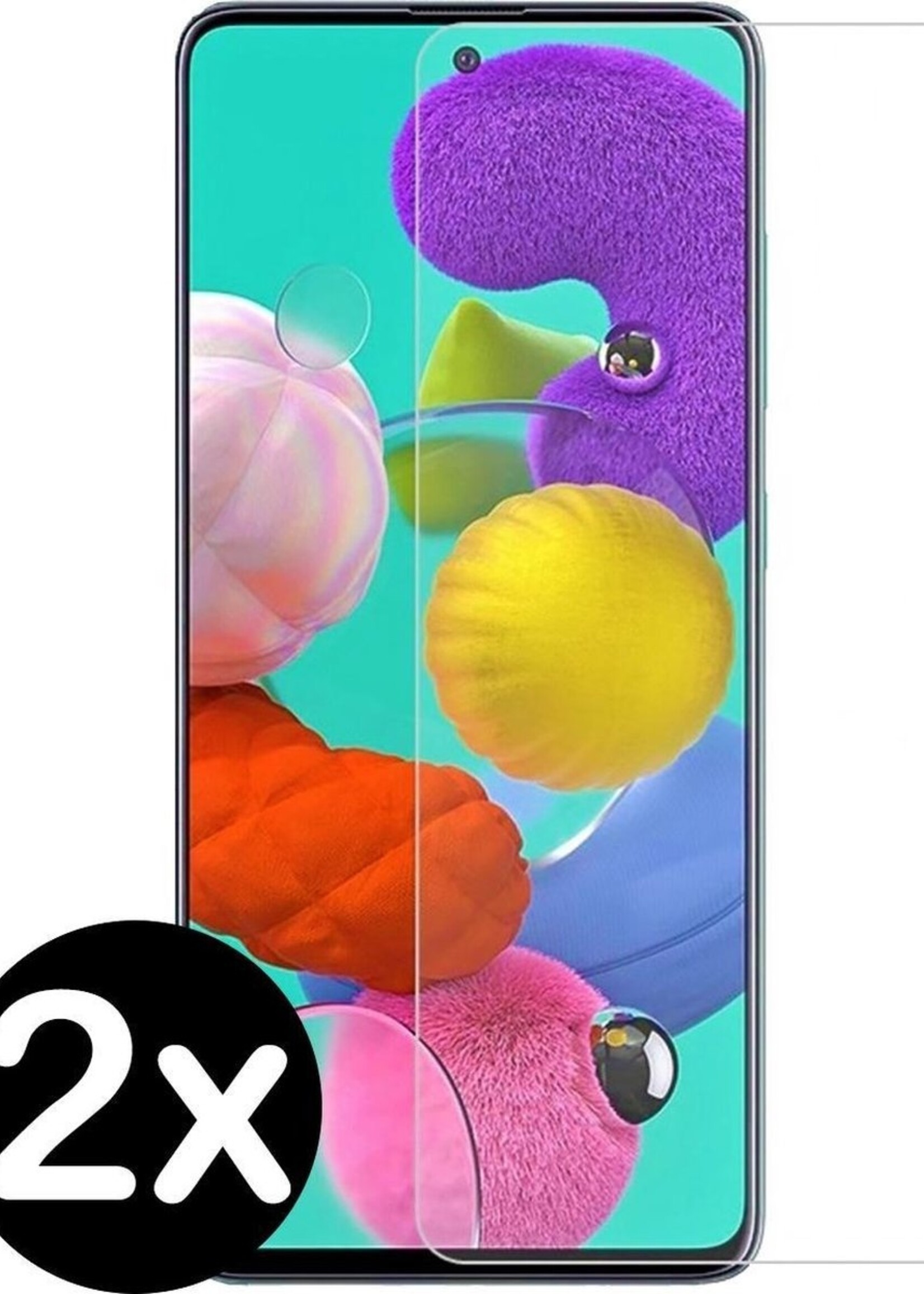 BTH Screenprotector Geschikt voor Samsung S10 Lite Screenprotector Glas Gehard Tempered Glass - Screenprotector Geschikt voor Samsung Galaxy S10 Lite Screen Protector Screen Cover - 2 PACK