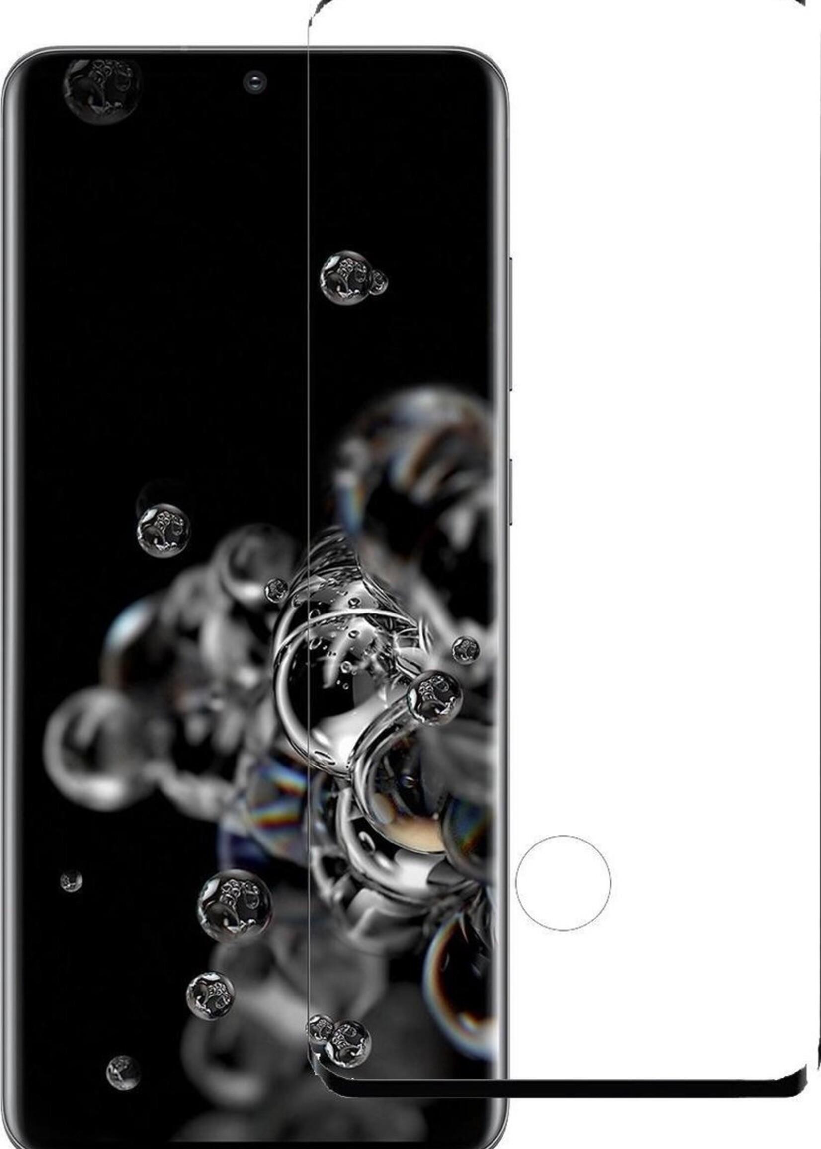 BTH Screenprotector Geschikt voor Samsung S20 Ultra Screenprotector Glas Gehard Tempered Glass - Screenprotector Geschikt voor Samsung Galaxy S20 Ultra Screen Protector Screen Cover