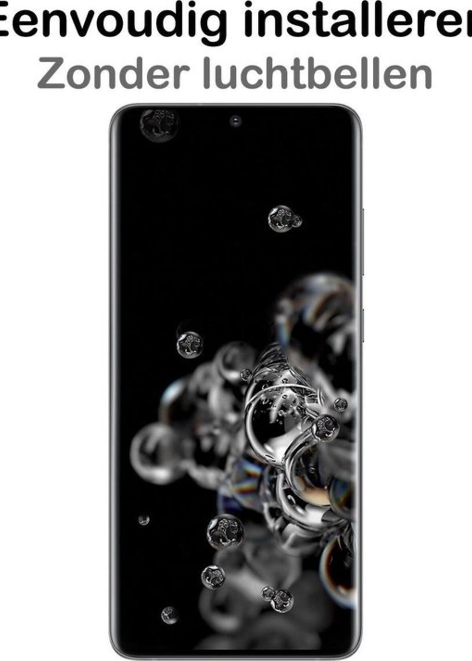BTH Screenprotector Geschikt voor Samsung S20 Ultra Screenprotector Glas Gehard Tempered Glass - Screenprotector Geschikt voor Samsung Galaxy S20 Ultra Screen Protector Screen Cover