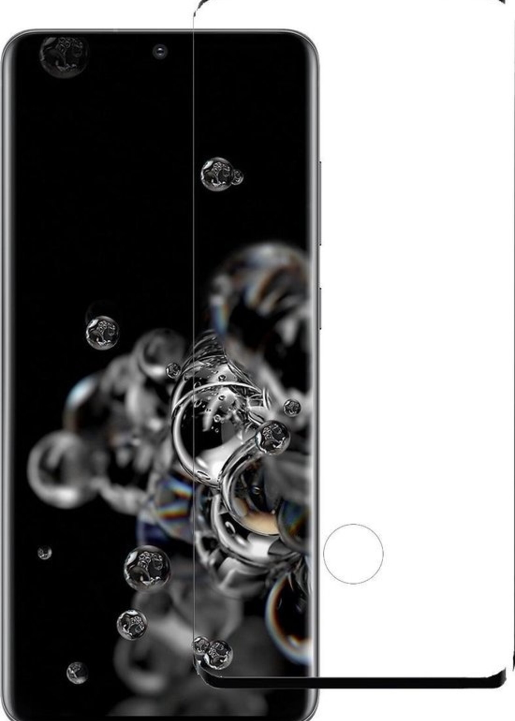 BTH Screenprotector Geschikt voor Samsung S20 Ultra Screenprotector Glas Gehard Tempered Glass - Screenprotector Geschikt voor Samsung Galaxy S20 Ultra Screen Protector Screen Cover - 2 PACK