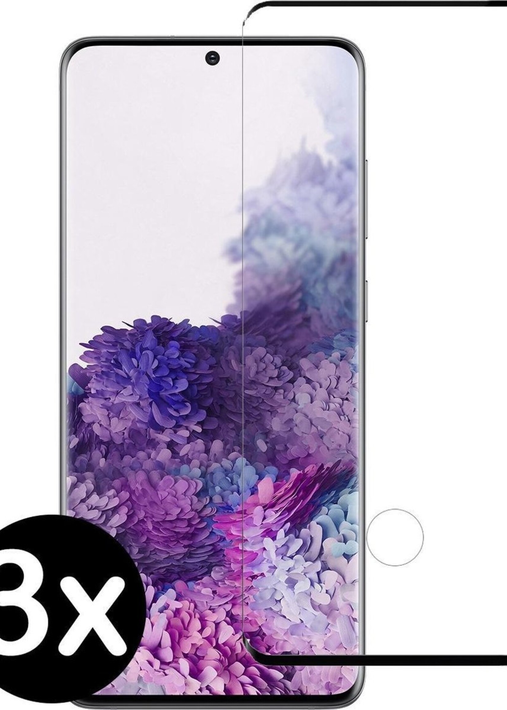 BTH Screenprotector Geschikt voor Samsung S20 Screenprotector Glas Gehard Tempered Glass - Screenprotector Geschikt voor Samsung Galaxy S20 Screen Protector Screen Cover - 3 PACK
