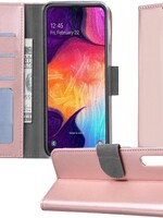 BTH BTH Samsung Galaxy A50 Bookcase - Rosé Goud