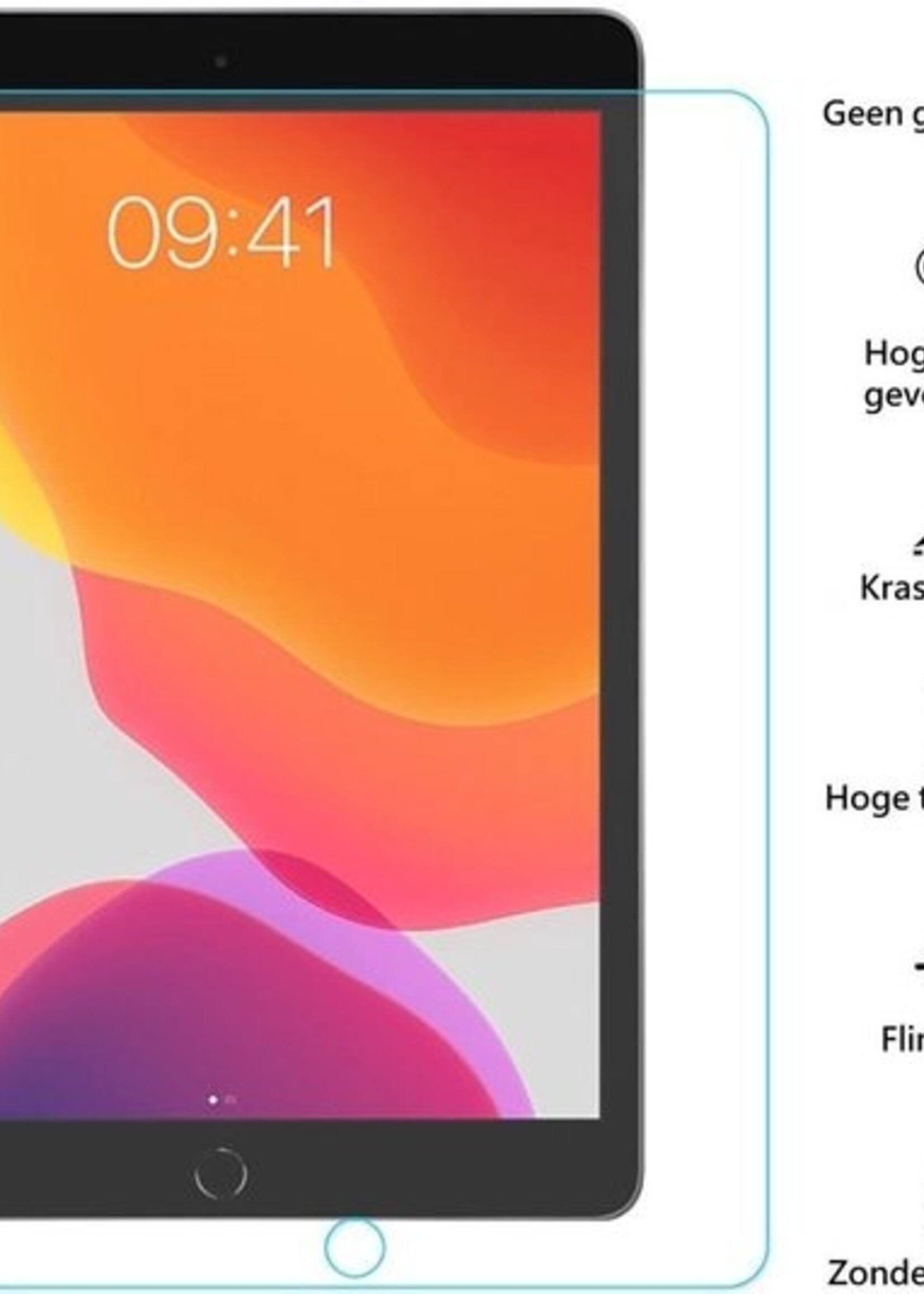 BTH Hoes Geschikt voor iPad 10.2 2019 Hoes Toetsenbord Hoesje Keyboard Case Cover Met Screenprotector - Hoesje Geschikt voor iPad 7 Hoes Toetsenbord Case - Goud