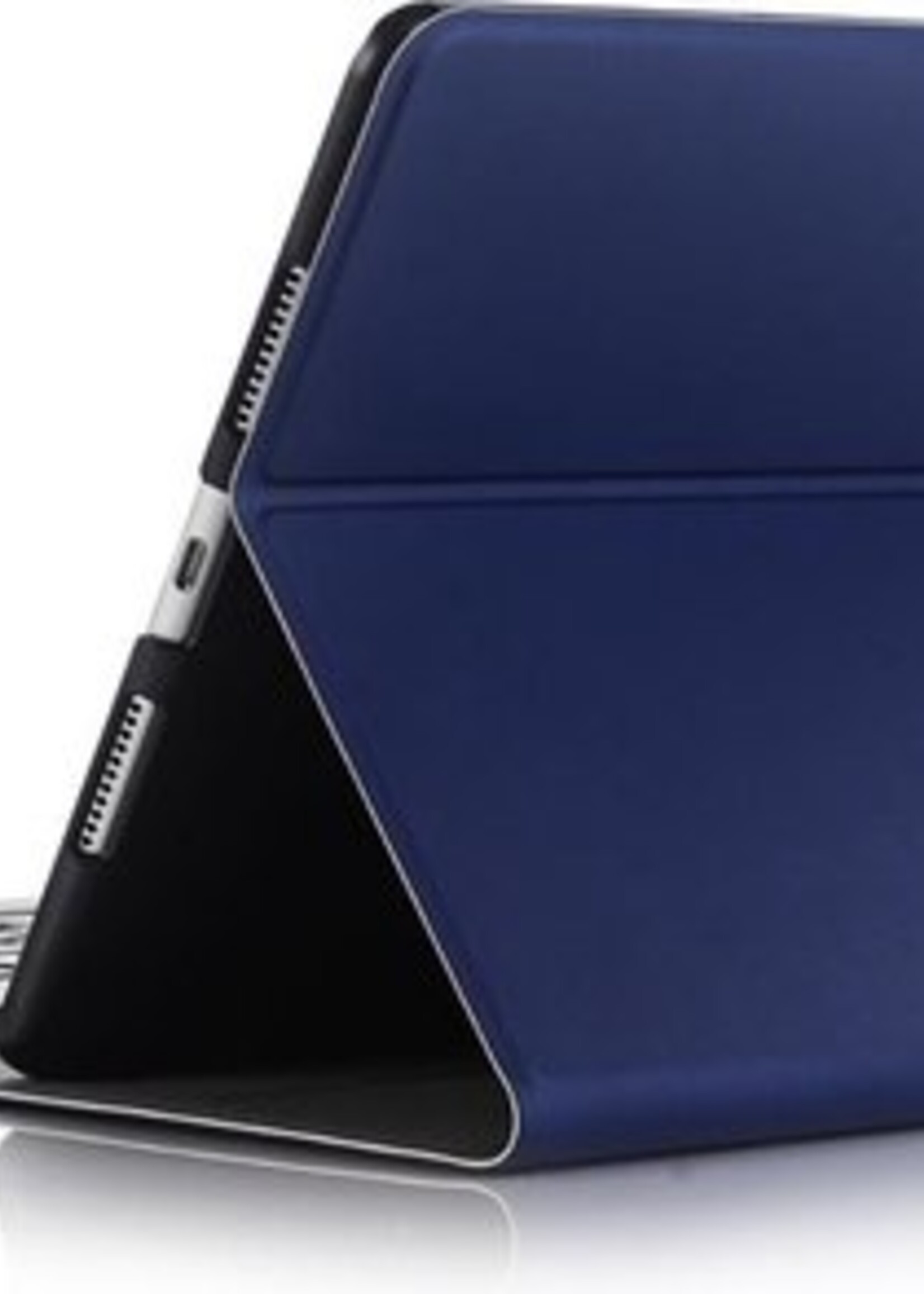 BTH Hoes Geschikt voor iPad 10.2 2019 Hoes Toetsenbord Hoesje Keyboard Case Cover Met Screenprotector - Hoesje Geschikt voor iPad 7 Hoes Toetsenbord Case - Donkerblauw