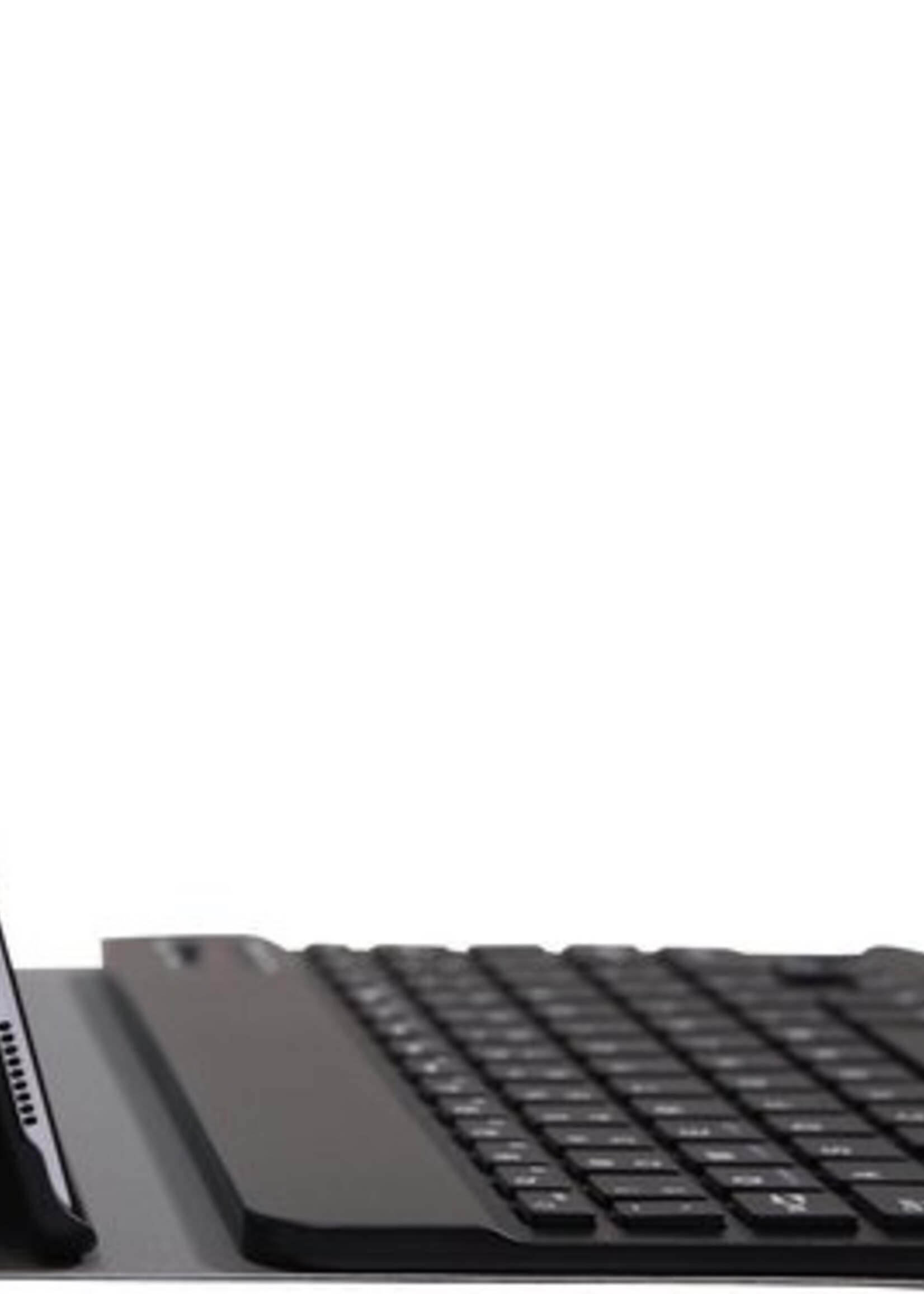 BTH Hoes Geschikt voor Samsung Galaxy Tab A 10.1 2019 Hoes Toetsenbord Hoesje Keyboard Case Cover Met Screenprotector - Hoesje Geschikt voor Samsung Tab A 10.1 (2019) Hoes Toetsenbord Case - Donkerblauw