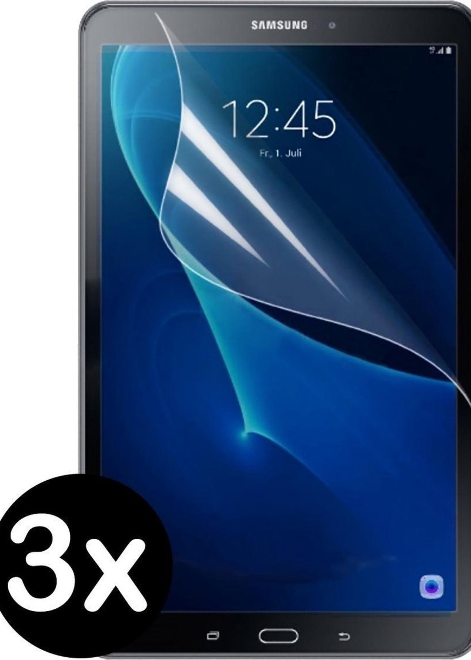 BTH Screenprotector Geschikt voor Samsung Galaxy Tab A 10.5 2018 Screenprotector Tempered Glass Screen Protector Gehard Glas - Screenprotector Geschikt voor Samsung Tab A 10.5 (2018) Screenprotector Glas - 3 PACK