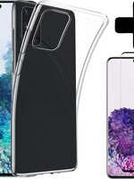 BTH BTH Samsung Galaxy S20 Ultra hoesje transparant met screenprotector