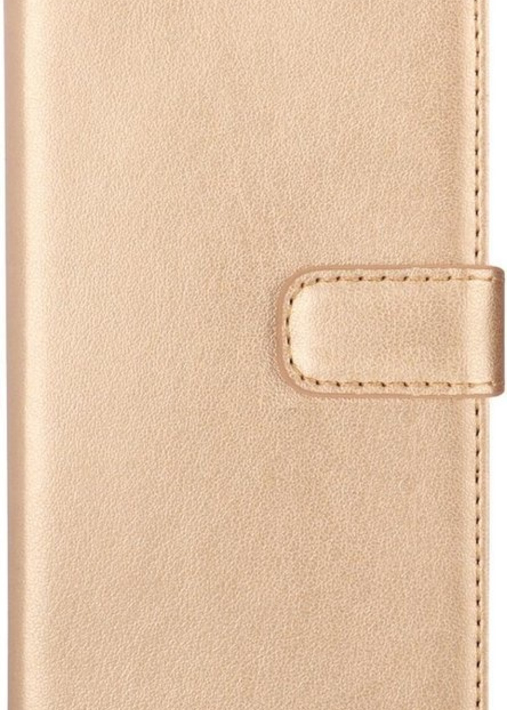 BTH Hoesje Geschikt voor Samsung Galaxy A50 Hoesje Book Case Hoes Portemonnee Cover Walletcase - Hoes Geschikt voor Samsung A50 Hoes Bookcase Hoesje - Goud