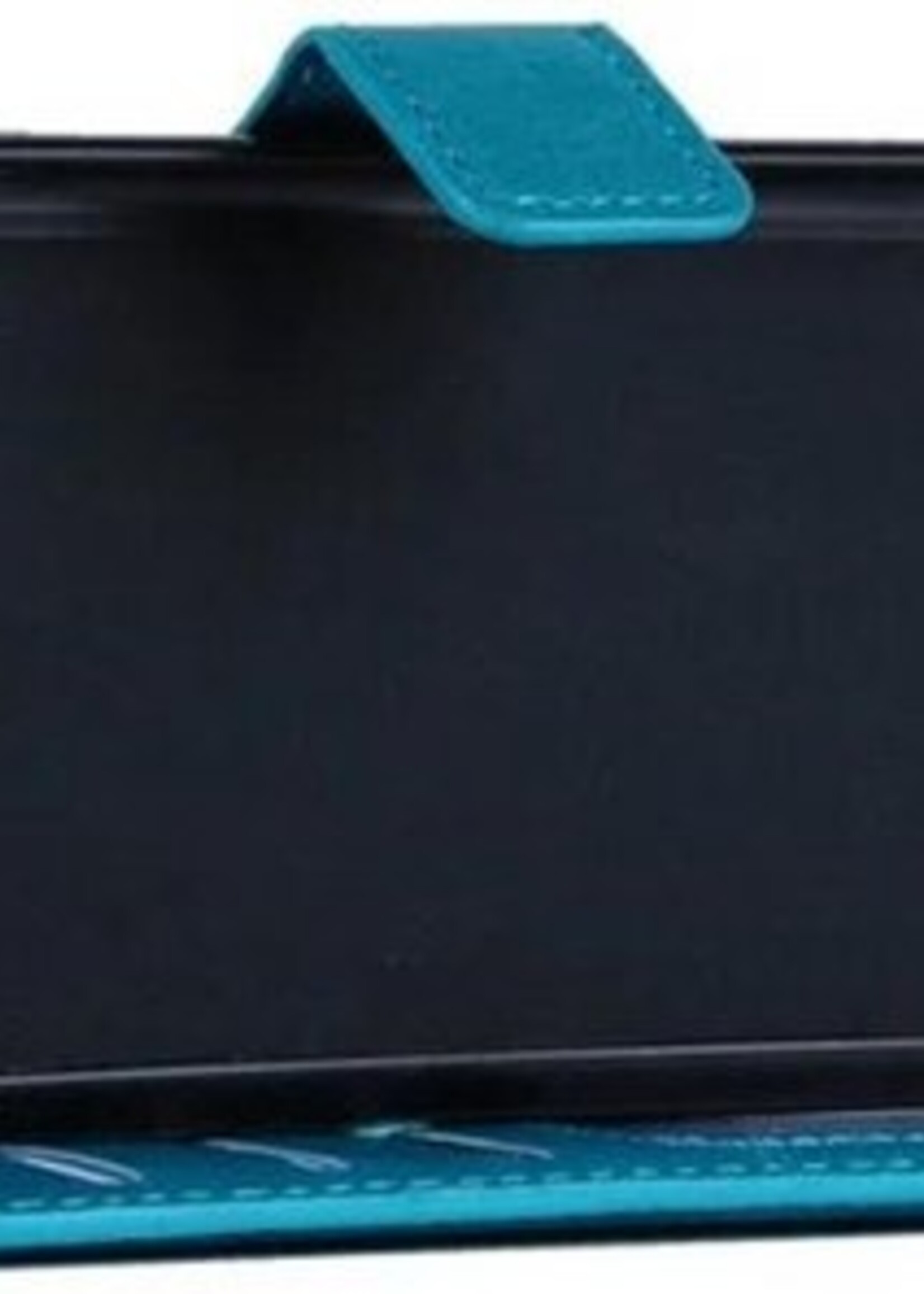 BTH Hoesje Geschikt voor iPhone 8 Hoesje Book Case Hoes Portemonnee Cover Walletcase - Hoes Geschikt voor iPhone 8 Hoes Bookcase Hoesje - Turquoise
