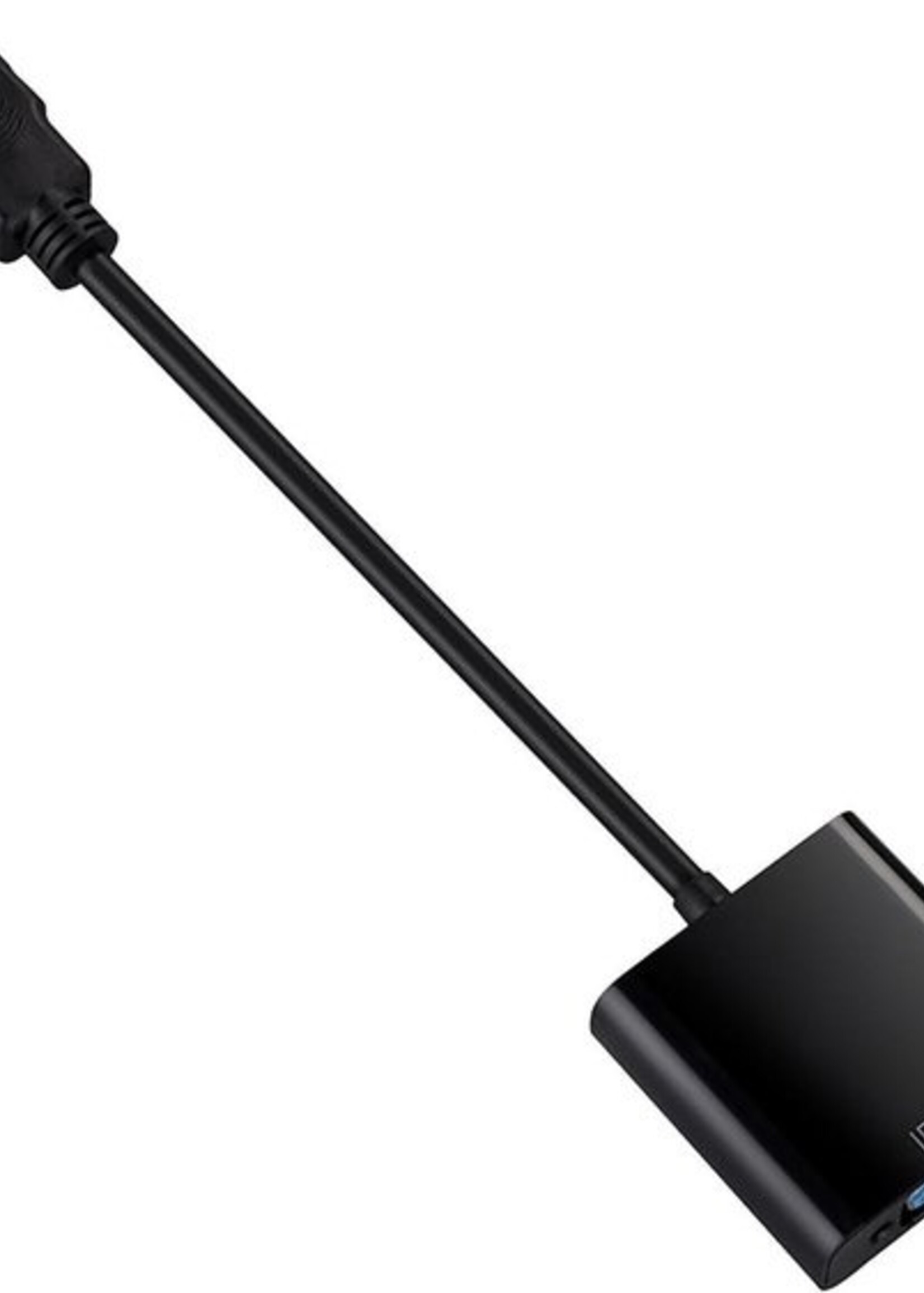 BTH HDMI naar VGA Adapter Kabel Converter 1080p Full HD - Zwart - 2 PACK