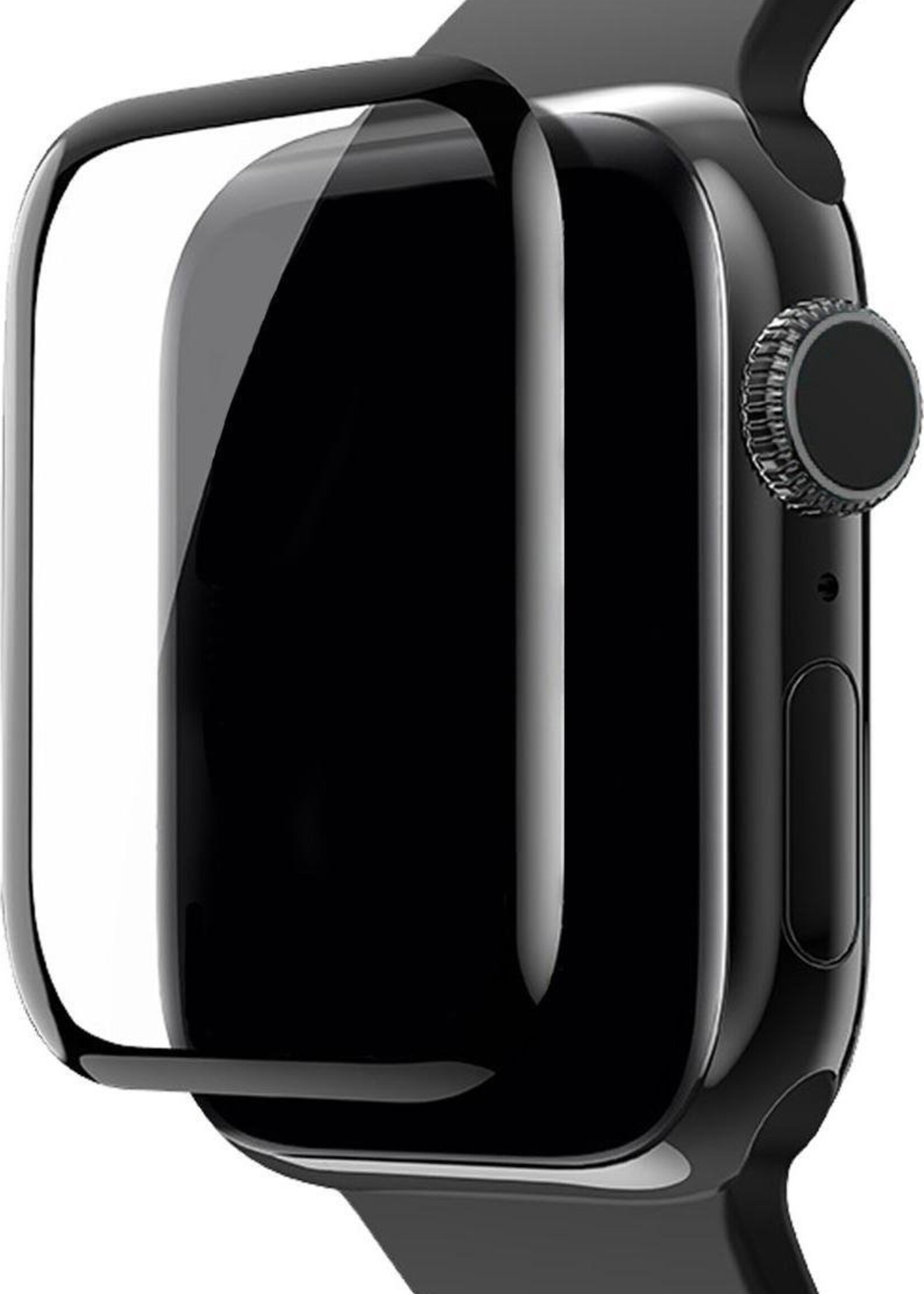 BTH Screenprotector Geschikt voor Apple Watch Series 4 44 mm Screenprotector Full Cover Glas Gehard Screen Cover - Screen Protector Geschikt voor Apple Watch Series 4 44 mm Screenprotector Tempered Glass - 2 PACK